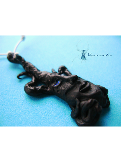 "Дух Старого Леса" - необычный кулон ручной работы