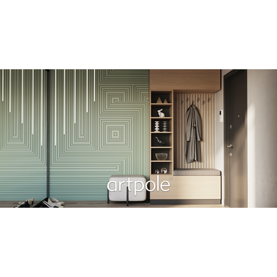 Гипсовая панель BARCODE 2 артикул M-0054-2