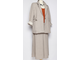 КОСТЮМ ЖАКЕТ И ЮБКА "ШЛЁВКИ ПО БОКАМ" бежевый р.48-54