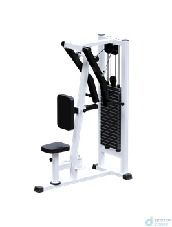 Т-тяга с упором в грудь (стек 100 кг)