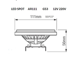 Светодиодные LED лампы AR111 G53