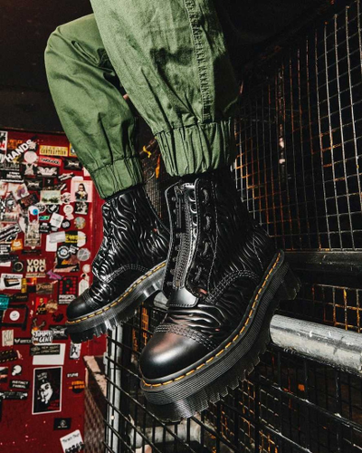 Doc martens zebra sales