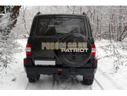 Задний силовой бампер серии Туризм на УАЗ Патриот 2005- (03.132.51)