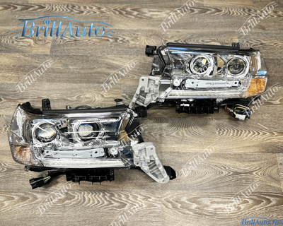 Фары Toyota Land Cruiser 200 светлые классические (GBT)