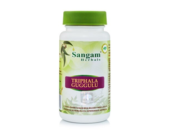 ТРИФАЛА ГУГГУЛ (TRIFLA GUGGULU)  850 мг SANGAM HERBALS, 60 таб.
