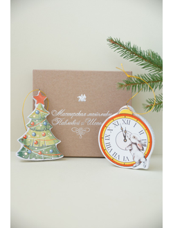 Комплект ёлочных игрушек "С Новым годом"