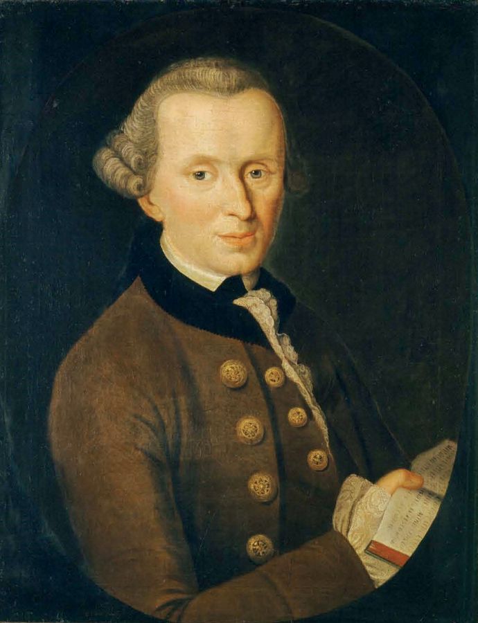 Иммануил Кант. Портрет работы Иоганна Готлиба Беккера, 1768. Национальный музей Шиллера