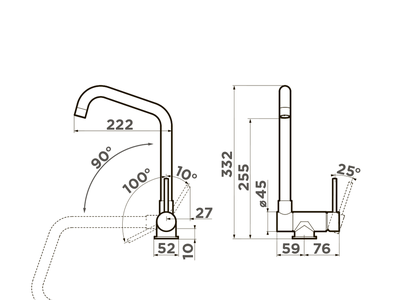 Смеситель OMOIKIRI MORI