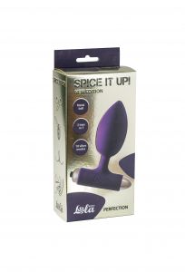 8014-04 АНАЛЬНАЯ ПРОБКА С ВИБРАЦИЕЙ SPICE IT UP NEW EDITION PERFECTION ULTRAVIOLET