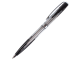 Ручка подарочная шариковая GALANT "Offenbach", корпус серебристый с черным, хромированные детали, пишущий узел 0,7 мм, синяя, 141014