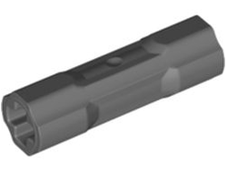 Technic, Axle Connector 3L, Dark Bluish Gray (26287 / 6391550)