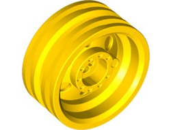 Wheel 30mm D. x 14mm, Yellow (56904 / 6064711 / 6431479)