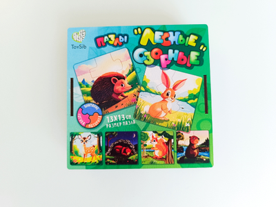 Пазлы "Лесные, озорные"