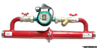 Байпас с обратным клапаном (инжекторный) в комплекте с насосом