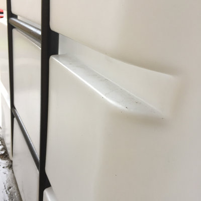 Ребра жесткости емкость К1000 белая