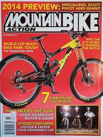 Mountain Bike Action Magazine November 2013 Иностранные спортивные журналы в Москве, Intpressshop