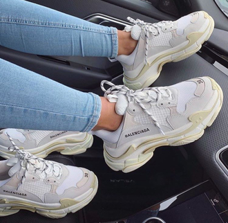 Balenciaga Triple S Белые