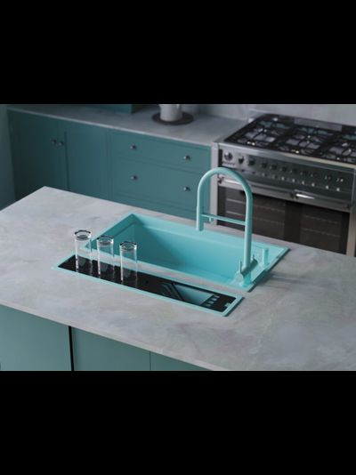 Смеситель OMOIKIRI KANTO Azur blue