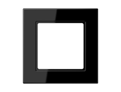 Jung A5581BFSW рамка 1 пост, цвет блестящий черный