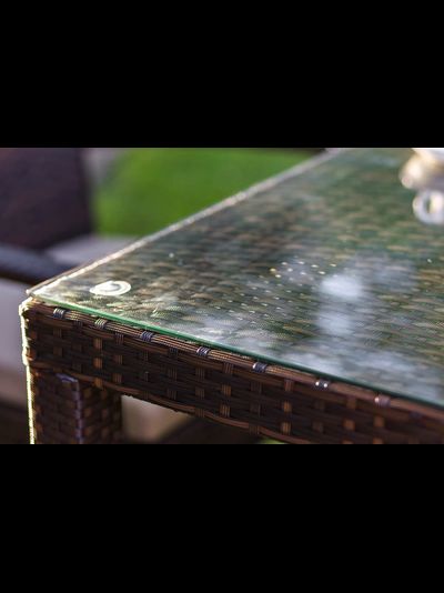 Обеденный комплект Aroma темно-коричневый на 4 персоны