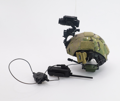 Шлем Fast с ПНВ, радиостанцией и наушниками (26050S) - Easy&Simple