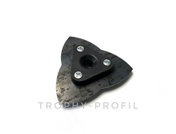 Клюз универсальный треугольный с площадкой ZST-BF "Чёрный цветок"