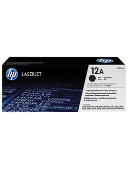 Картридж лазерный HP (Q2612A) LaserJet 1018/3052/М1005 и др., №12А, оригинальный, ресурс 2000 стр.