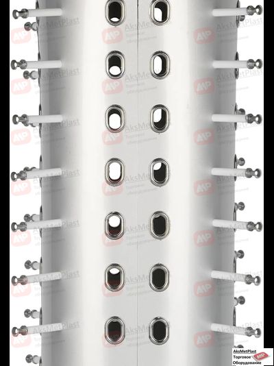 HG741 Стойка для очков настольная на 52 места, пластиковая, вращающаяся, с зеркалами, без замков h=960 мм