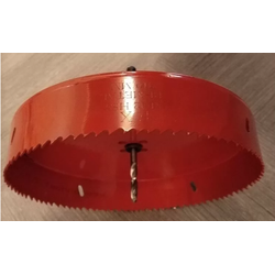 Коронка биметаллическая диаметр 200 мм глубина 40 мм