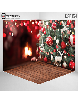 Фотофон 3D пазловый «Ёлочные игрушки»