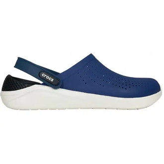 CROCS LITERIDE CLOG BLUE STEEL СИНИЕ С БЕЛЫМ