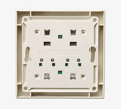 Радиовыключатель одноклавишный HiTE PRO Base-1F бежевый, фото 3