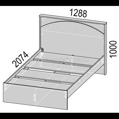 Кровать Ева КР86