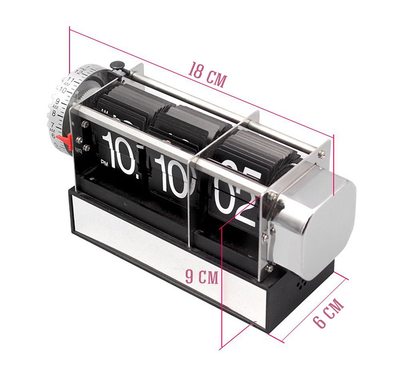 Перекидные часы с будильником "Flip Air Alarm"