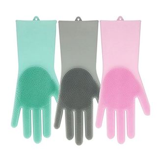 Силиконовые перчатки для мытья посуды оптом