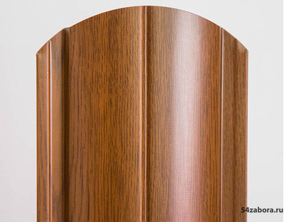 Забор из евроштакетника (однорядный)