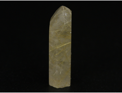 Кварц с рутилом (рутиловый), кристалл полированный "мини", Бразилия (25*9*6 мм, 2,6 г) №29347