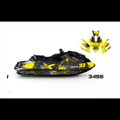 Наклейки на Гидроцикл SeaDoo BRP RXT RXP 215 260 300 2012-2017г. #3455