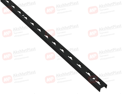 MB-2201 Профиль "П"-образный перфорированный 50х50 L=2400 мм шаг 50 мм W30.5xH17xL2400 мм цвет черный