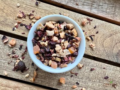 Чай на каркаде Фруктовый сад (мешки по 10кг)