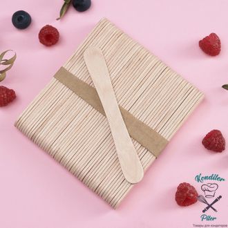 Палочки деревянные фигурные для мороженого, 50 шт, 94*17/11*2 мм