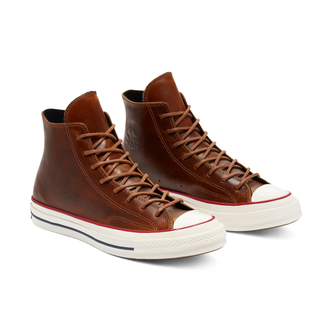 Converse high top leather best sale