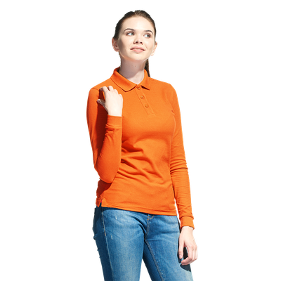 Поло с длинным рукавом(A04SW)