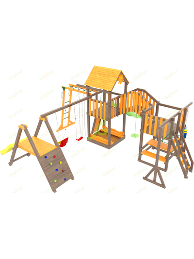 Детская площадка IgraGrad Панда Фани Мостик 2