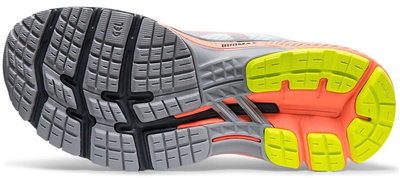 Asics Gel-Kayano 26 Lite Show Серые с оранжевым