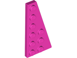 Wedge, Plate 6 x 3 Right, Dark Pink (54383 / 6310380)