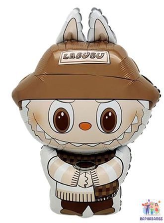 Шар Лабубу 76 см( шар + гелий + лента)