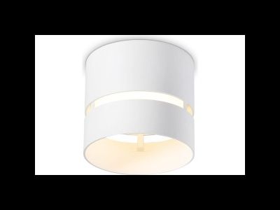 Ambrella св-к накл. спот GX53 max12W белый цилиндр d85x75 TECHNO SPOT TN71050 WH