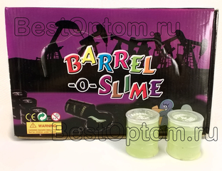 Игрушки лизуны - Игрушка лизун фосфорный (barrel o slime) оптом (3+)