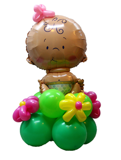 №419 Младенец в цветах